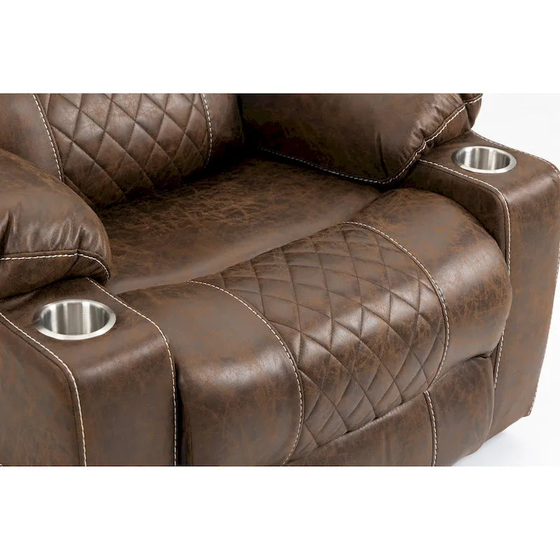 Oversized Power Lift Recliner Chair 180-Degree Flat Lay Dual OKIN Motor 400 lb Capacity