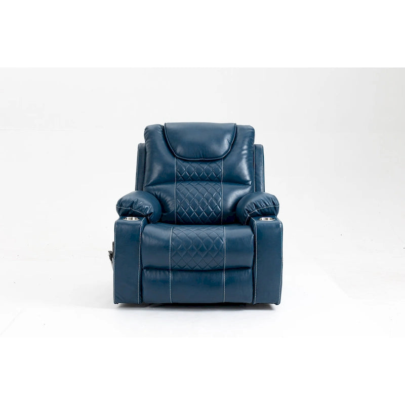 Oversized Power Lift Recliner Chair 180-Degree Flat Lay Dual OKIN Motor 400 lb Capacity