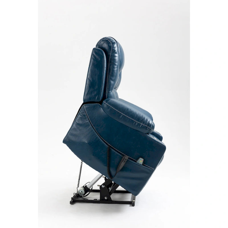 Oversized Power Lift Recliner Chair 180-Degree Flat Lay Dual OKIN Motor 400 lb Capacity