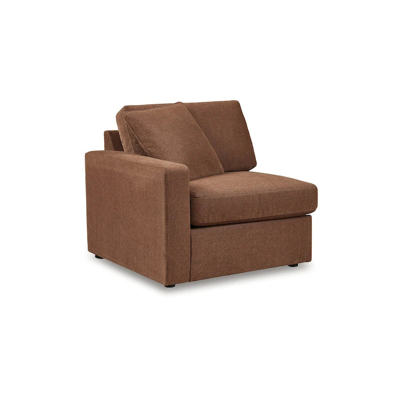 6-Piece Modular Sectional Sofa with Built-In Audio Console and USB Charging