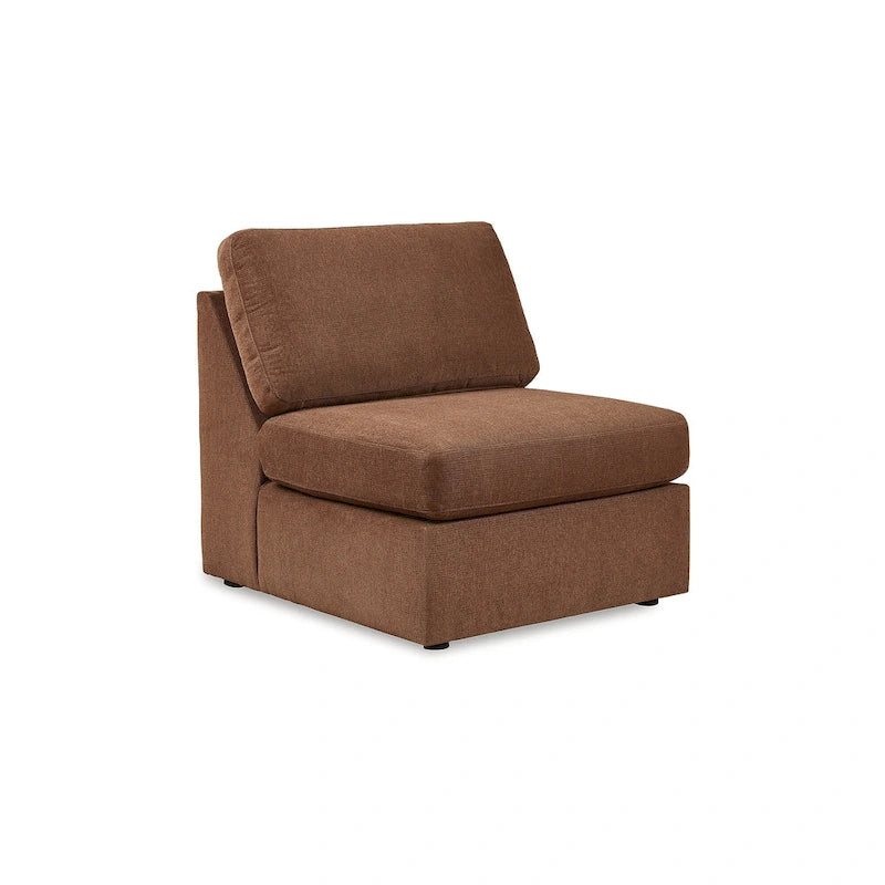 6-Piece Modular Sectional Sofa with Built-In Audio Console and USB Charging