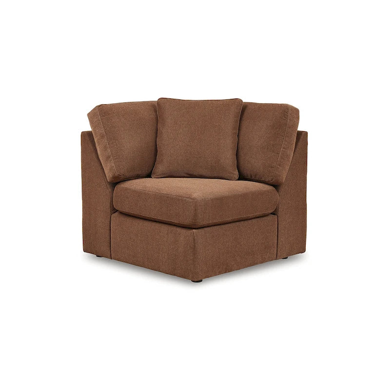 6-Piece Modular Sectional Sofa with Built-In Audio Console and USB Charging