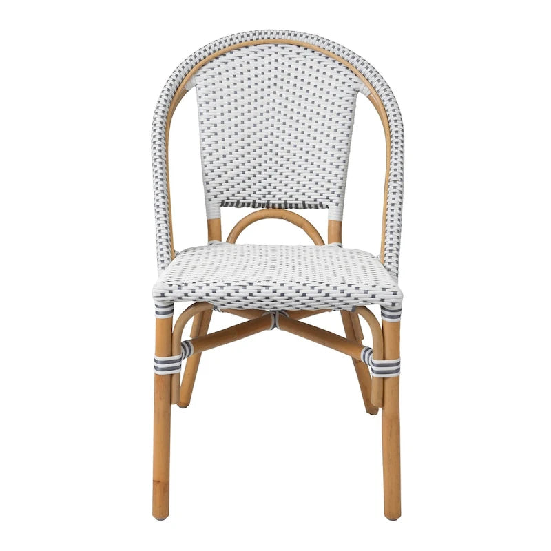 All-Weather Rattan Bistro Chair Fully Assembled