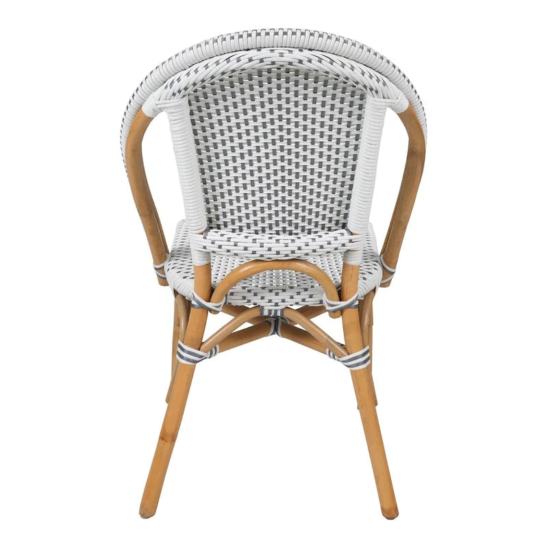 All-Weather Rattan Bistro Chair Fully Assembled