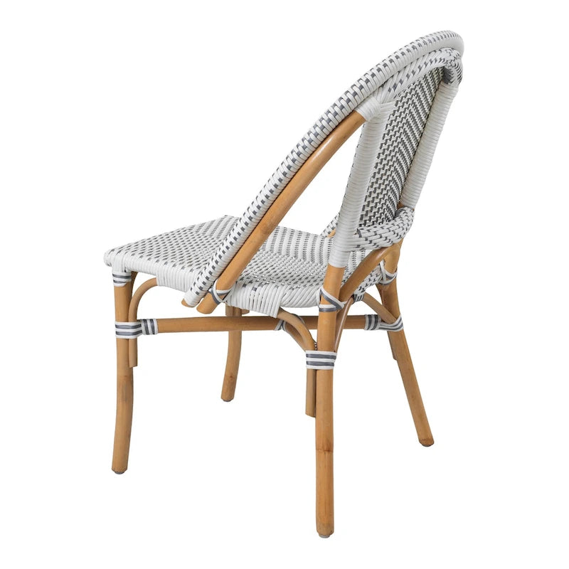 All-Weather Rattan Bistro Chair Fully Assembled