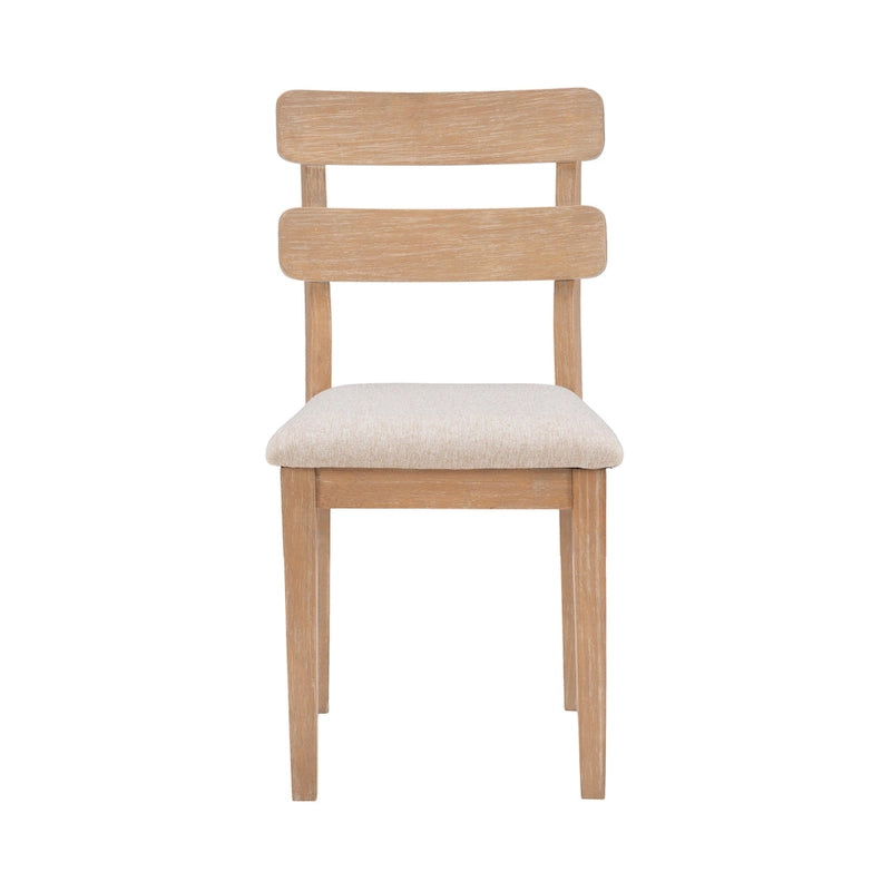 Solid Wood Farmhouse Dining Side Chair Set of 2