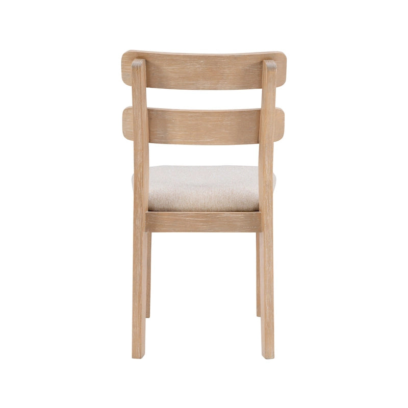 Solid Wood Farmhouse Dining Side Chair Set of 2