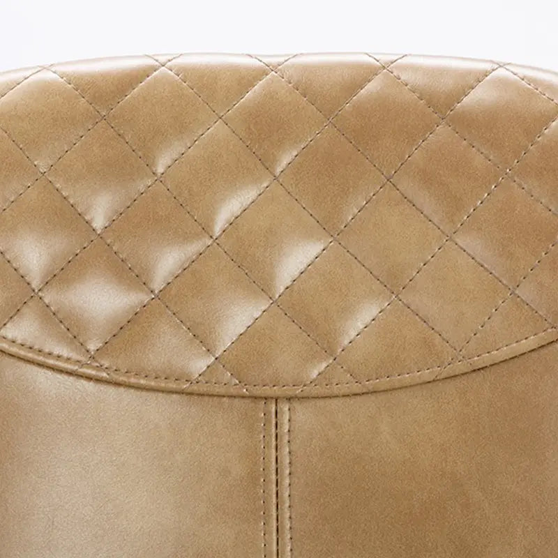 Faux Leather Task Chair with Air Lift 360-Degree Swivel and Adjustable Height