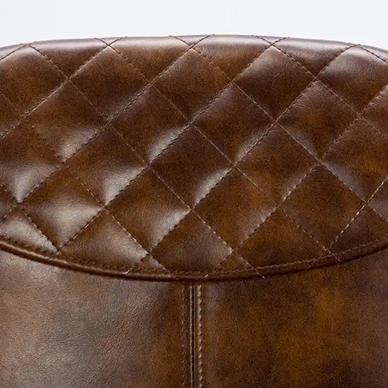 Faux Leather Task Chair with Air Lift 360-Degree Swivel and Adjustable Height