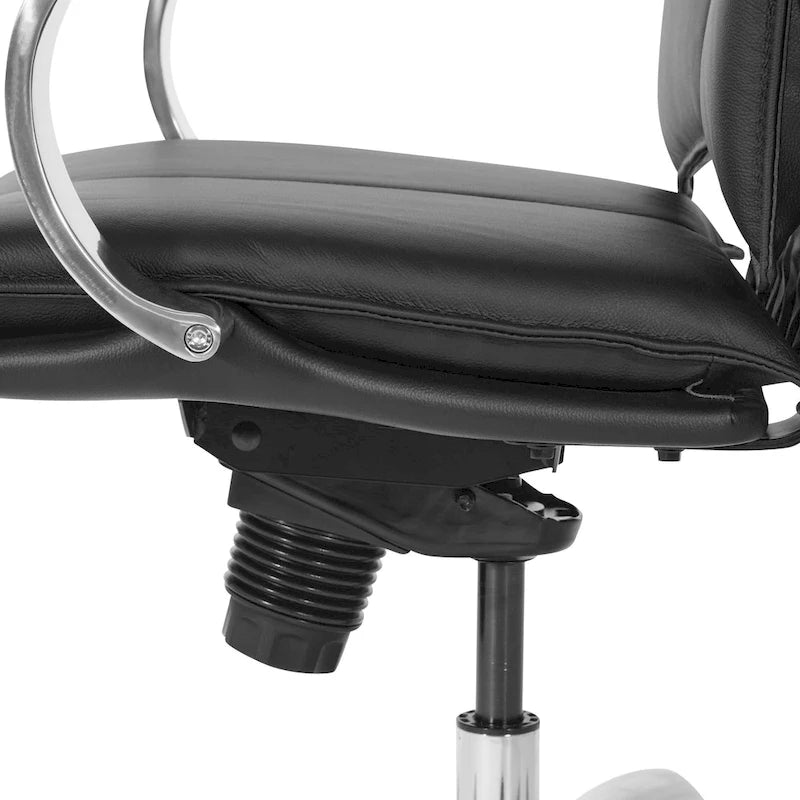High Back Executive Leather Office Chair with Lumbar Support