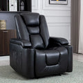 Power Recliner Chair with USB Ports and Cup Holders Faux Leather