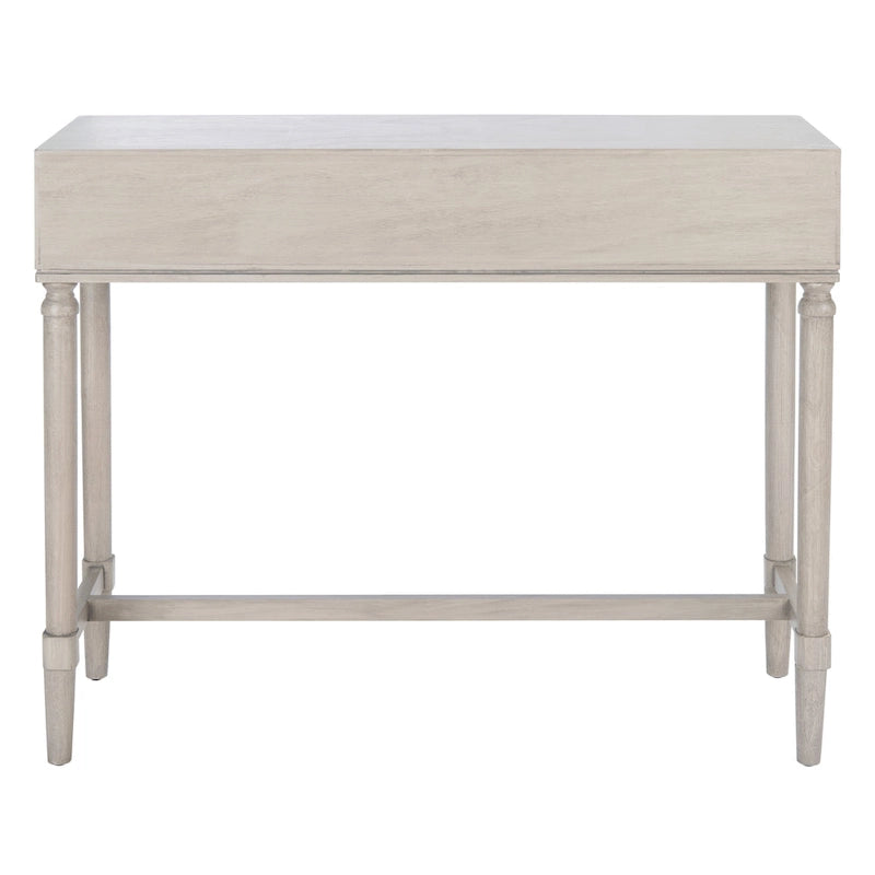 French Country Console Table with 2 Drawers and Carved Accents 36 Inch