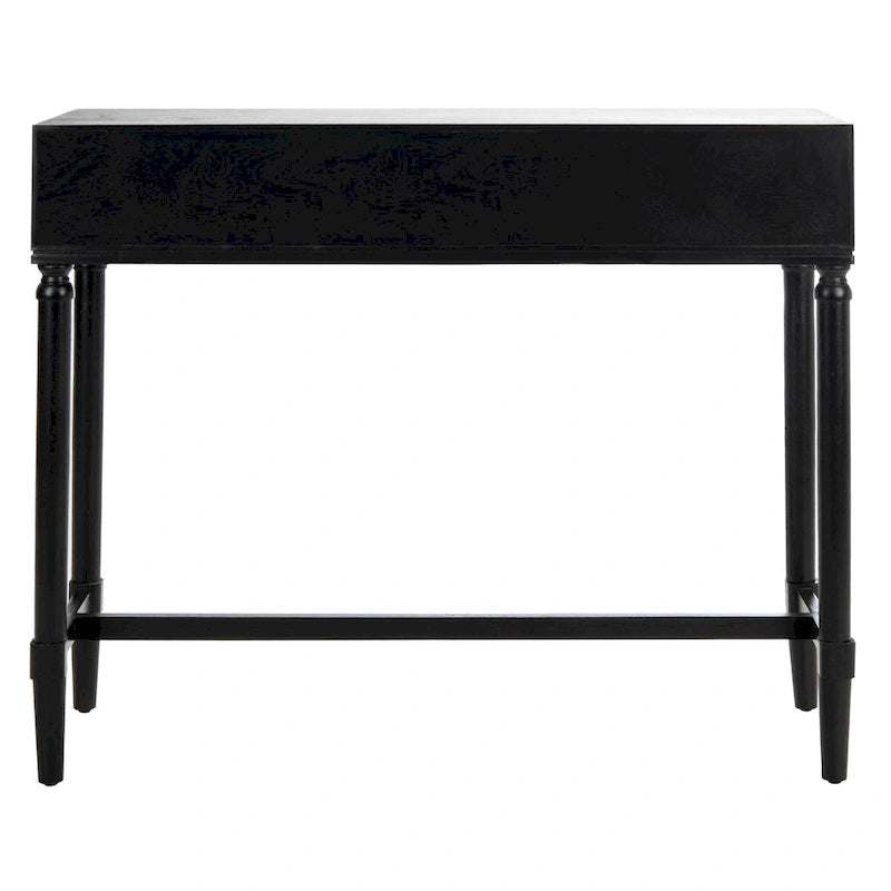 French Country Console Table with 2 Drawers and Carved Accents 36 Inch