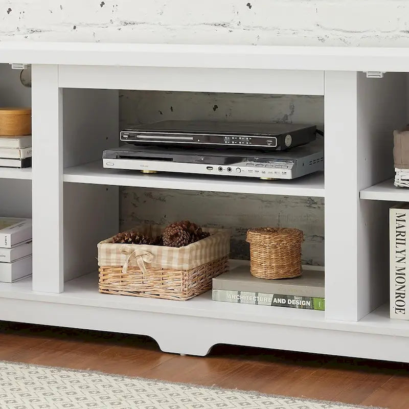 Modern Farmhouse TV Media Stand for TVs up to 70 Inch