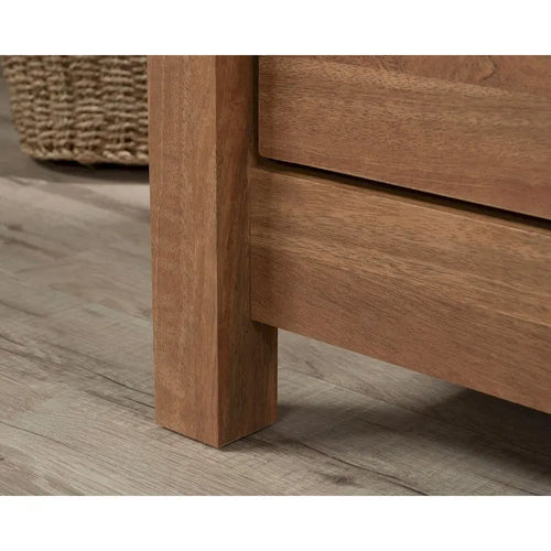 2-Drawer Lateral File Cabinet with Herringbone Top in Sindoori Mango