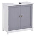 Under-Sink Bathroom Cabinet with U-Shape Cutout and Adjustable Shelf 23.5 Inch