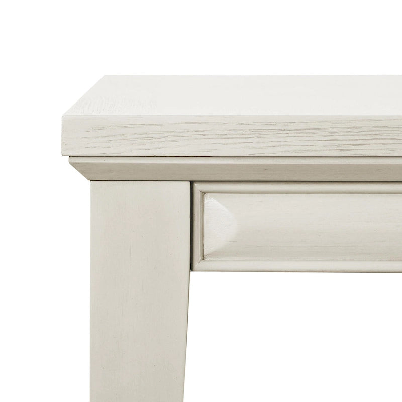 Extendable Dining Table 72 to 90 Inch with 18-Inch Leaf Oak Veneer