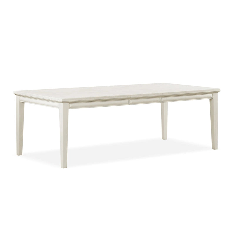 Extendable Dining Table 72 to 90 Inch with 18-Inch Leaf Oak Veneer