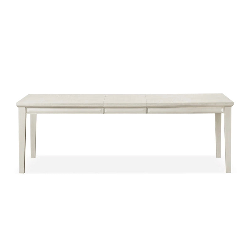 Extendable Dining Table 72 to 90 Inch with 18-Inch Leaf Oak Veneer